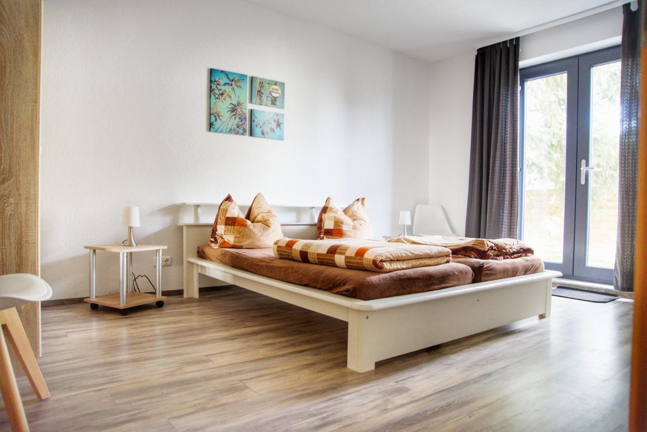 Haff Ostseeferienhaus Unteres Apartment Monkebude Luaran gambar